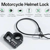 Secure 3-Digit Combination Helmet Lock with Anti-Cut Steel Cable