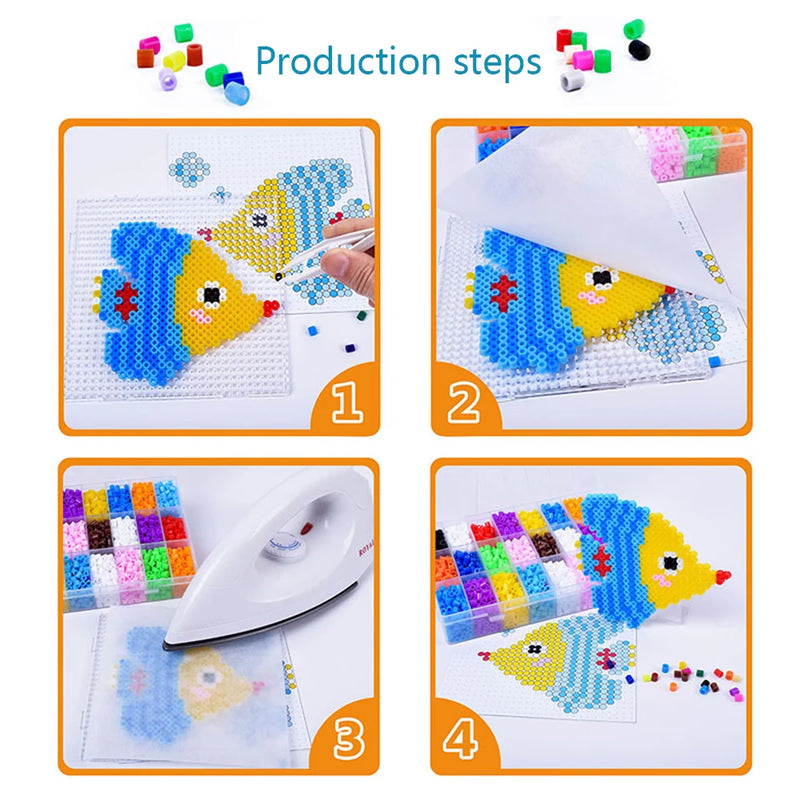 Colorful Fuse Beads Craft Kit