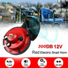 Dual-Tone Electric Air Horn Kit for Trucks, SUVs, and Boats