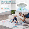 Modern LED Ceiling Fan with Remote Control