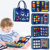 Montessori Busy Board for Toddlers - Sensory Learning & Fine Motor Skills