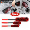 Plush Wheel Cleaning Brush Set for Cars and Motorcycles