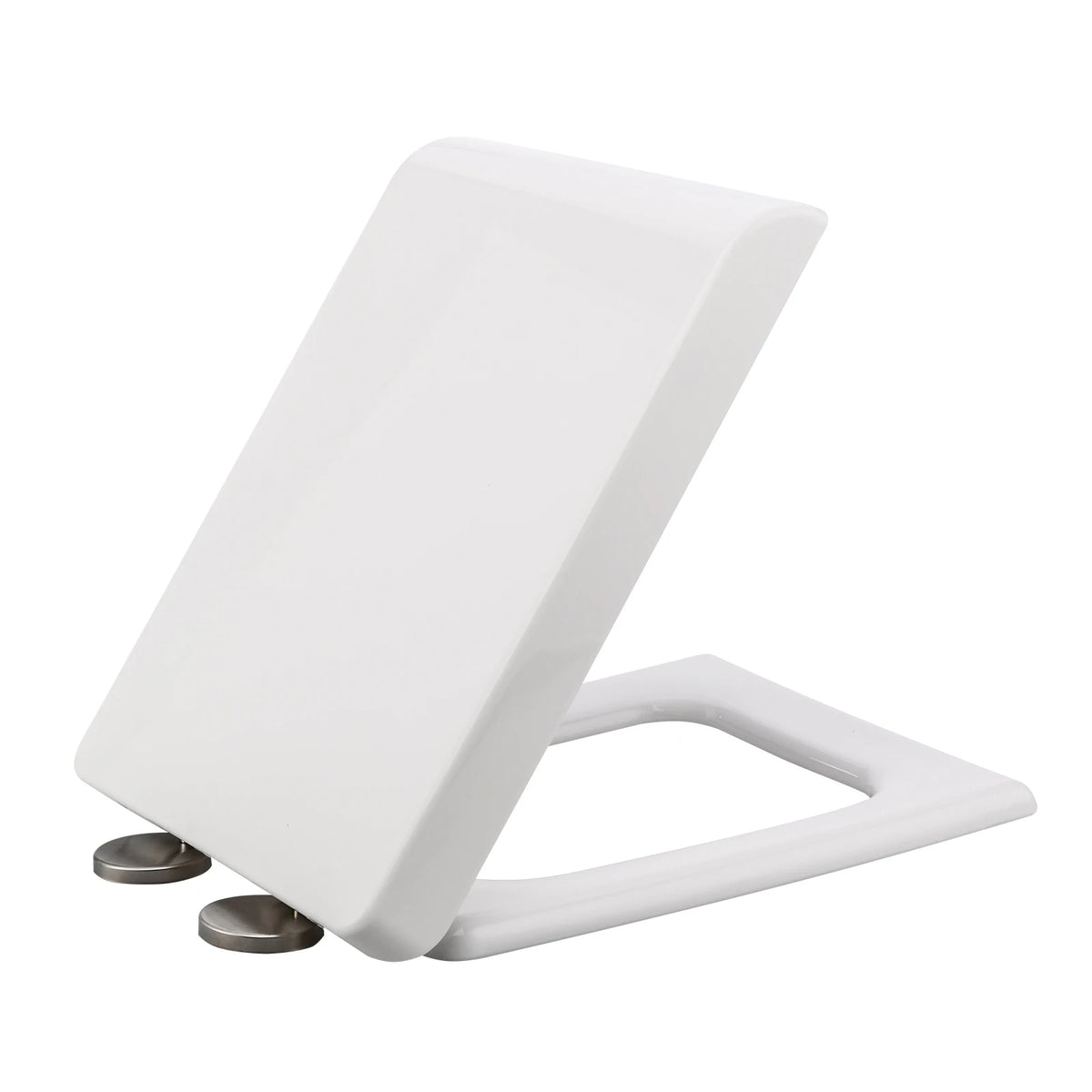 Soft-Closing Toilet Seat with Anti-Bacterial Lid