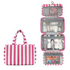 4-Fold Hanging Travel Toiletry Bag with Hook