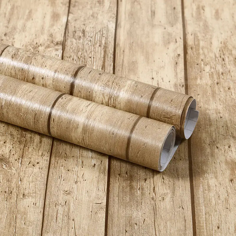 Self-Adhesive Wood Grain PVC Wall & Furniture Wrap