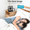 Portable USB Desk Fan with 180° Foldable Stand and Digital Display
