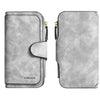 Highland Cow Print Zip-Around Wallet with Card Holder