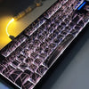 Black Spider Side-Printed Translucent Keycaps for Mechanical Keyboards
