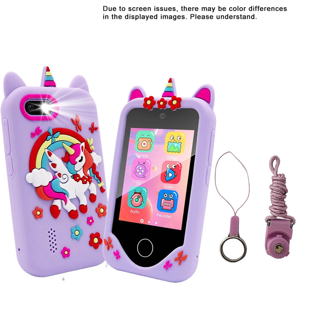 Kids Touchscreen Learning Phone with Games and Music