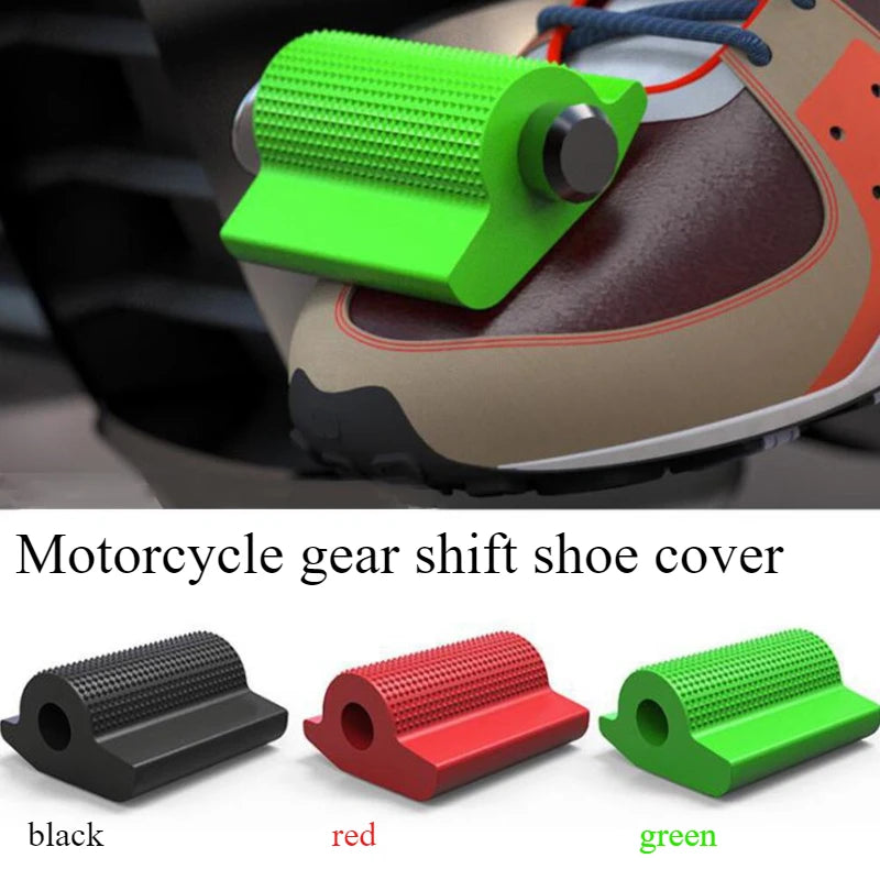 Motorcycle Gear Shift Cover Protector - Anti-Slip Leather Sleeve