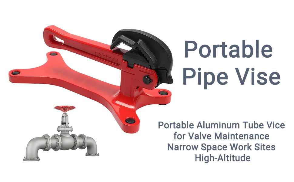 Portable Aluminum Pipe Vise for Valve Maintenance