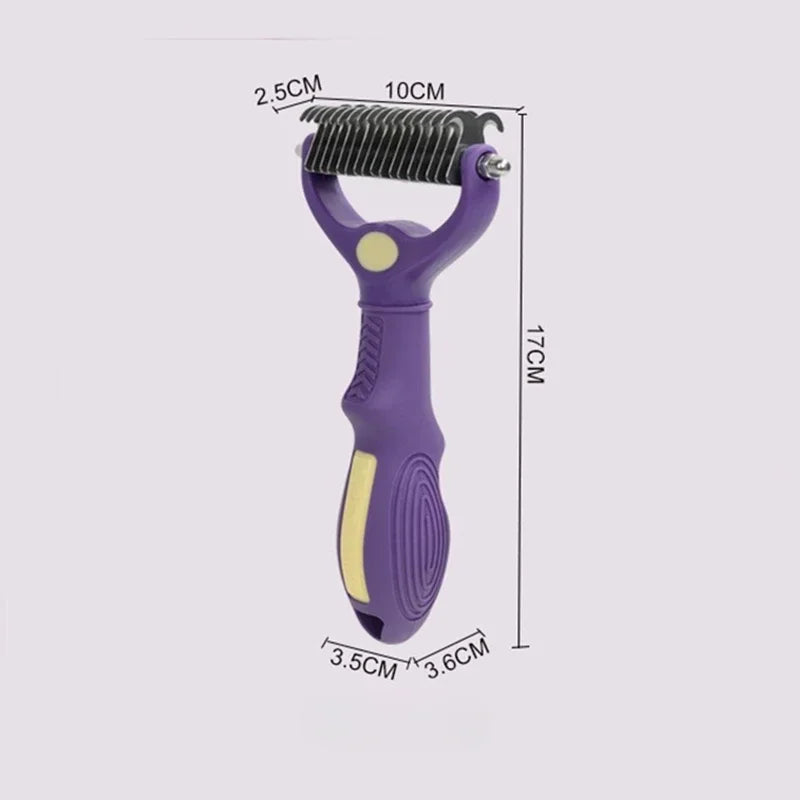 Double-Sided Pet Deshedding Comb