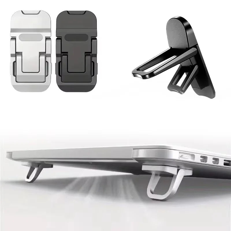 Foldable Laptop Stand with Adjustable Angles (2-Pack)