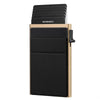 Slim RFID Blocking Metal Cardholder with Pop-Up Mechanism