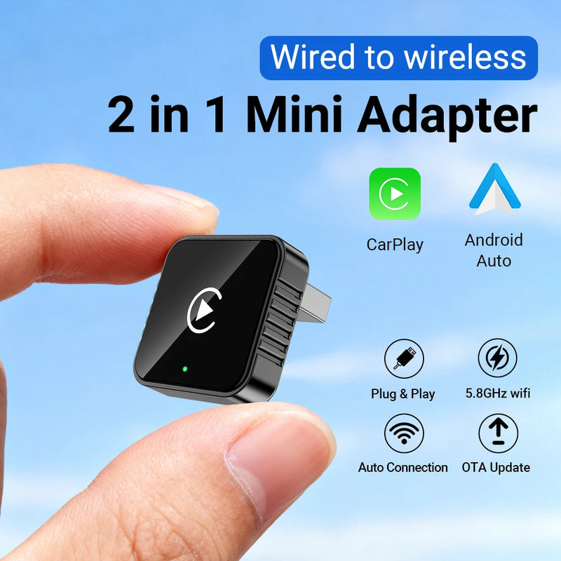 Wireless CarPlay & Android Auto Adapter