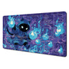 Fantasy Card Playmat with Rabbit Archer & Raccoon Design