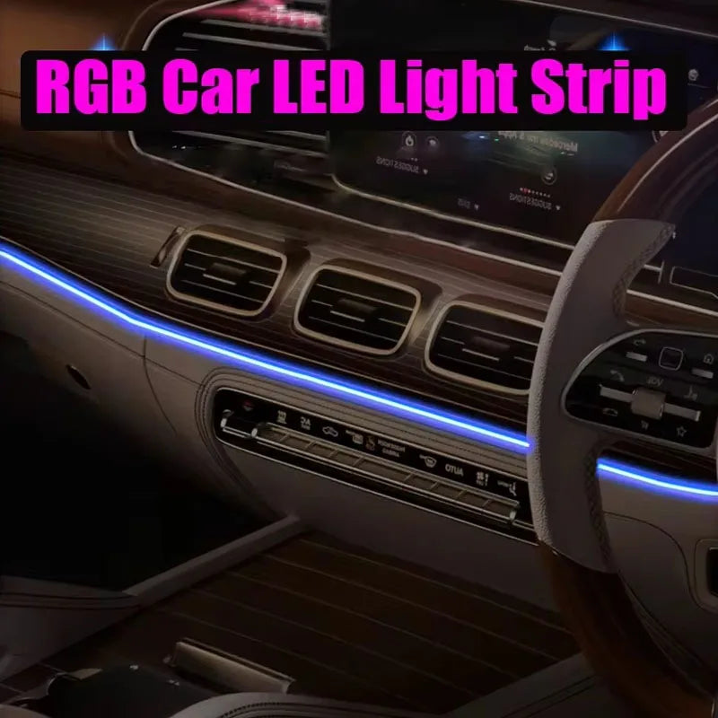 USB Fiber Optic RGB Ambient Light Strip with App Control
