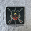 Skull Tactical Patch with Hook-and-Loop Backing