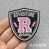 Black & White Racing Flag Embroidered Patches (Iron-On / Sew-On)