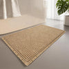 Boho Waffle Bath Mat – Super Absorbent, Non-Slip & Machine Washable