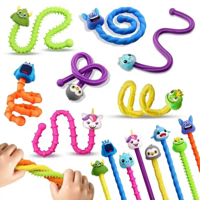 Cartoon Textured Silicone Fidget Stick