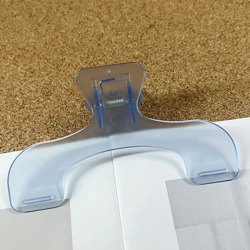 Frosted Transparent Book Page Holder Clip
