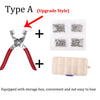Metal Snap Fastener Kit with Hand Press Pliers & Storage Box