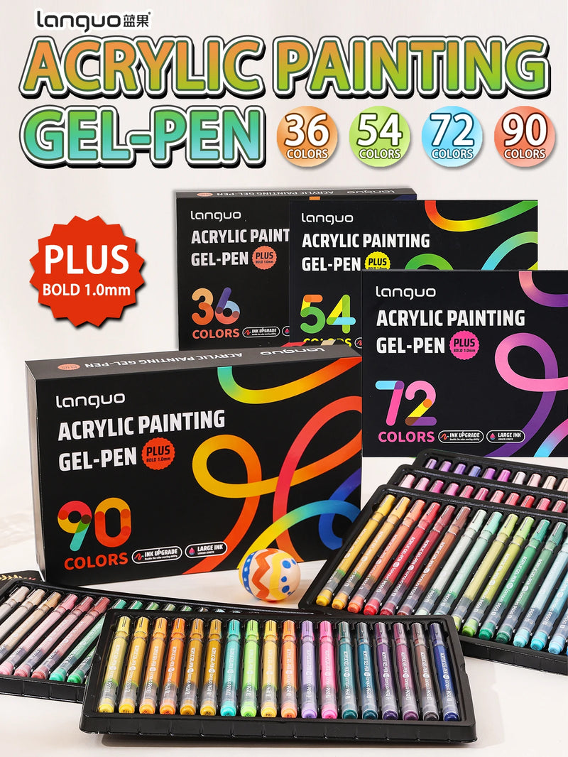 Set de Rotuladores Acrílicos - 36, 54, 72 o 90 Colores