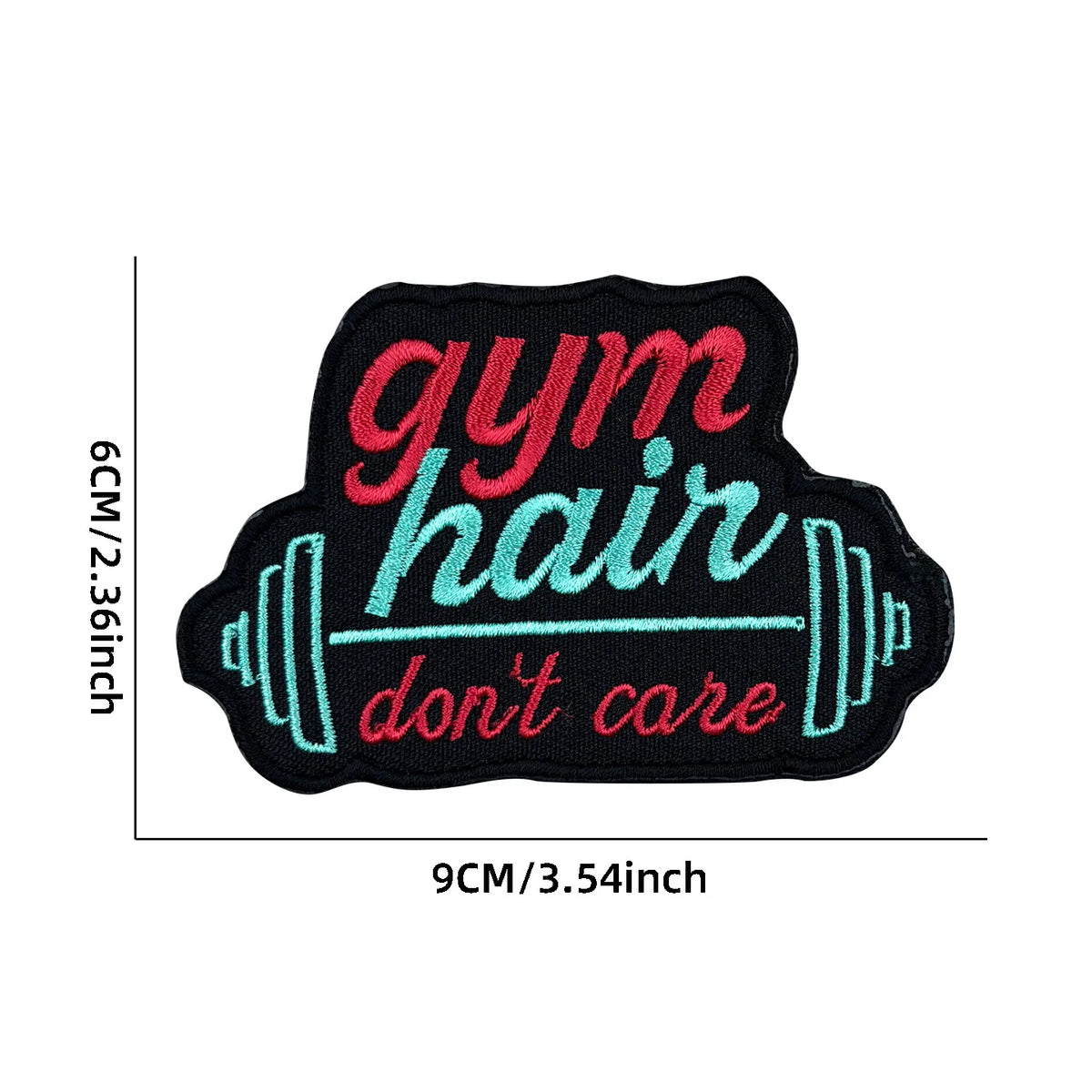 No Pain No Gain Tactical Embroidered Patch with Hook Backing