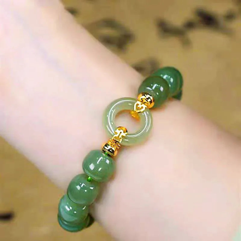 Natürlicher Jade-Jadeschmuck für Damen