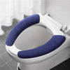 Plush Non-Slip Toilet Seat Cover Set – Washable & Eco-Friendly