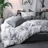 Modern Polyester Duvet Cover Set with Two Pillowcases
