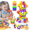 Snowflake Interlocking Building Blocks for Creative Play