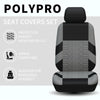 Universal Full Set Car Seat Covers - Front Split & Rear Bench