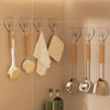 Heart-Shaped Self-Adhesive Hooks (Set of 6) – No-Drill, Multi-Purpose Transparent Hangers