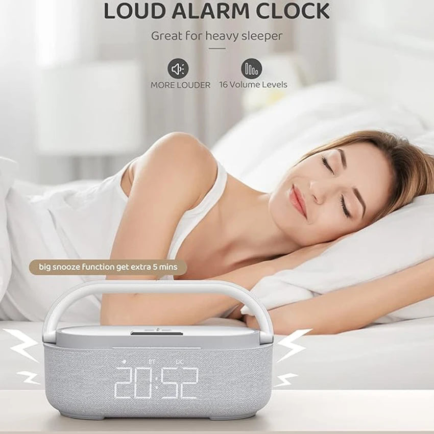 Tragbare Bluetooth-Lautsprecher mit kabelloser Ladung