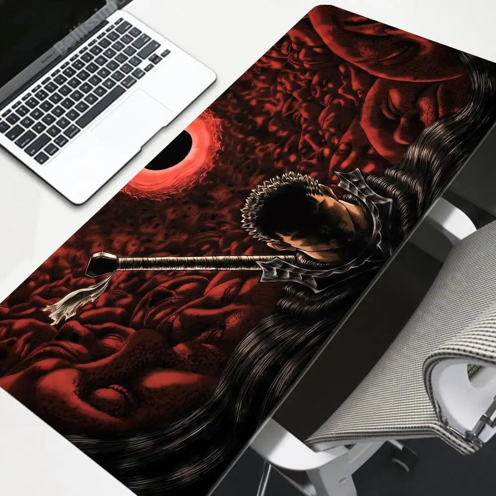Berserk Anime XXL Gaming Mouse Pad with Non-Slip Rubber Base