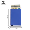 Slim RFID-Blocking Metal Wallet
