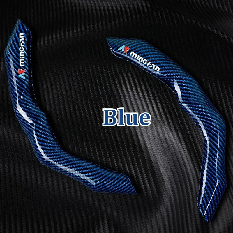 Carbon Fiber Texture Steering Wheel Cover - Anti-Slip & Comfortable Grip