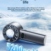 Portable High-Speed Rechargeable Handheld Fan with LED Display