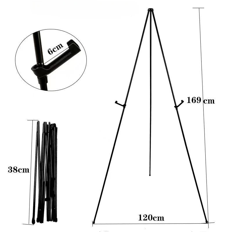 Portable Adjustable Floor Easel for Posters and Art