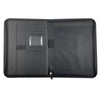 Zippered PU Leather Business Padfolio