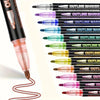 Double Line Outline Pens with Metallic Glitter (Set of 8)