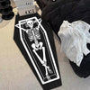 Gothic Skull Print Non-Slip Floor Mat