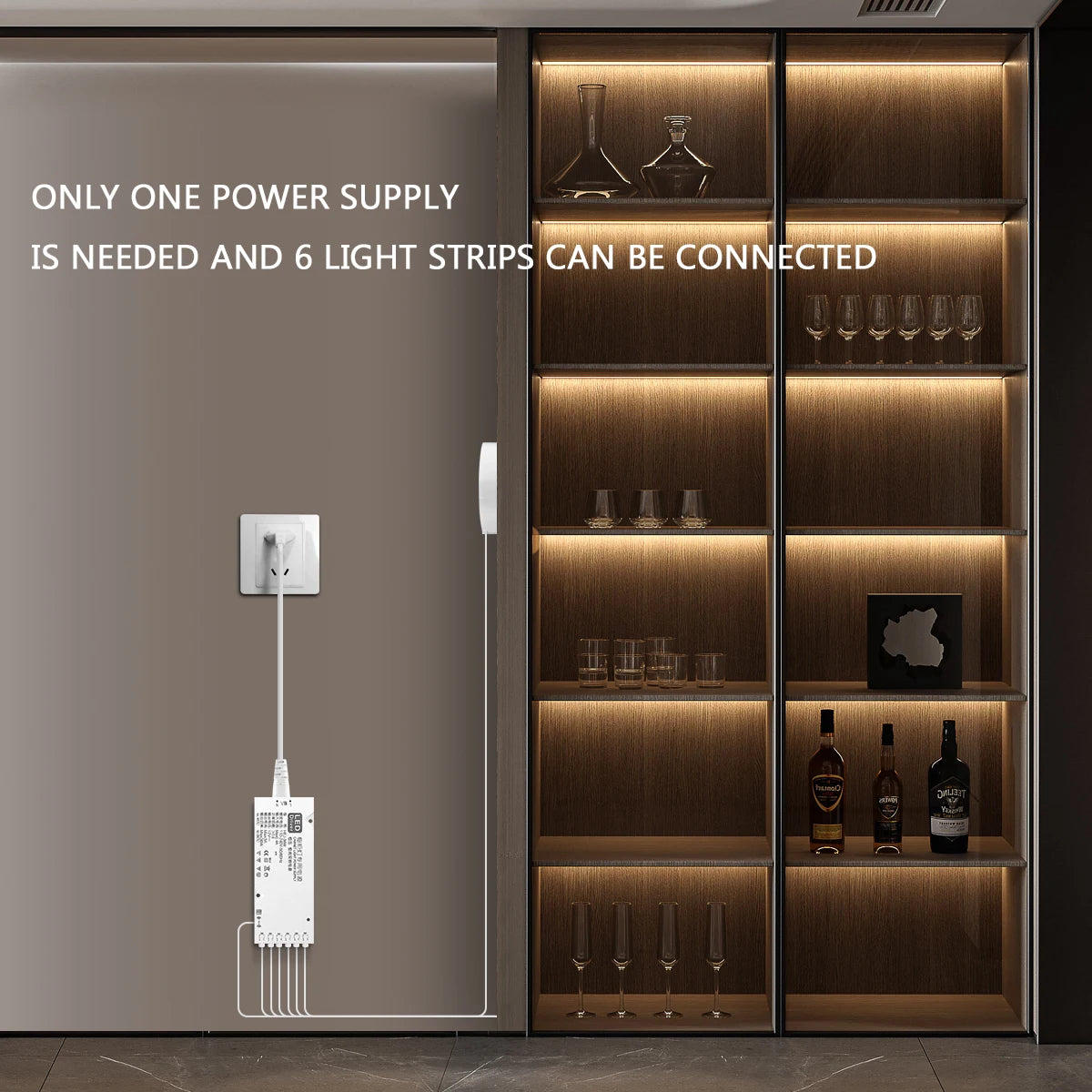 Touch Sensor Under Cabinet LED Strip Lighting