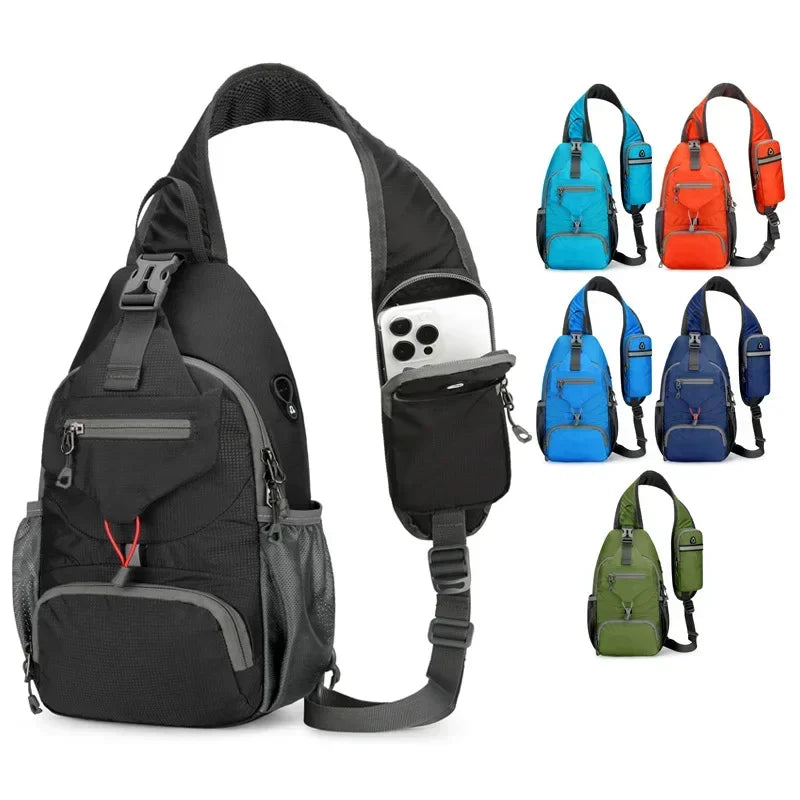 Waterproof Nylon Sling Chest Bag