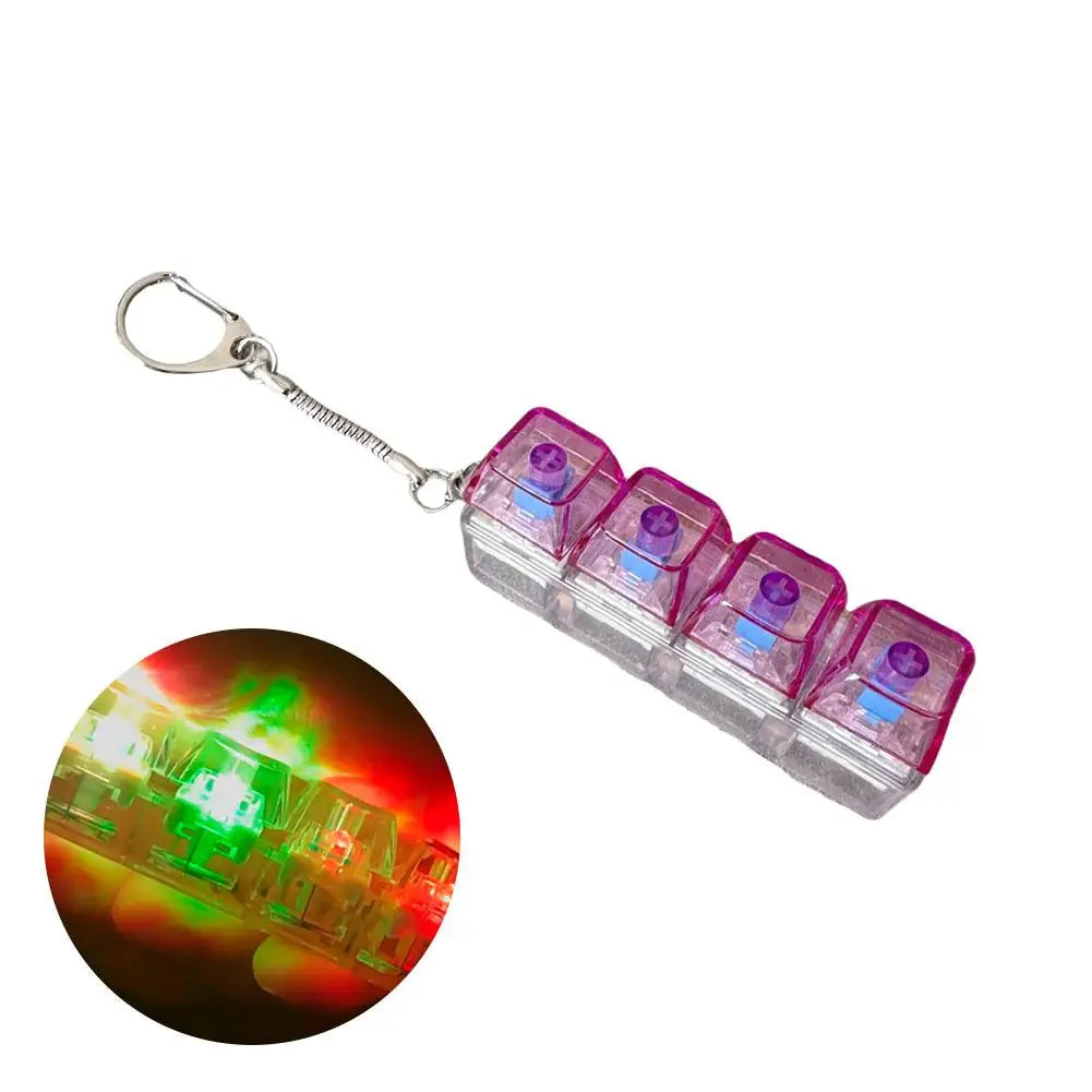Kristall-Fidget-Keycap-Anhänger zur Stressbewältigung