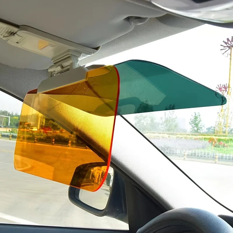 Adjustable Day & Night Anti-Glare Car Sun Visor with Extender