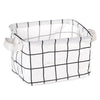 Foldable Canvas Storage Basket with Handles