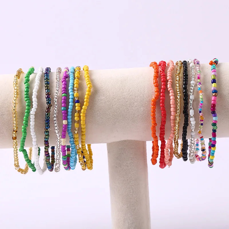 Bohemian Beaded Bracelet Set